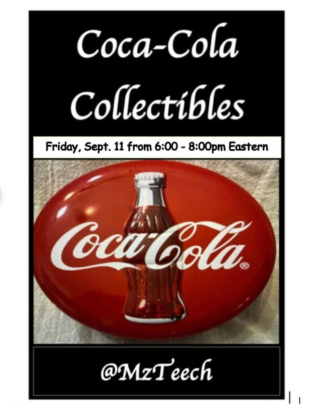 Mzteech Coca-cola Collectibles Show - Picture 1 of 7